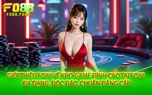 Giới Thiệu Fo88 Về Kho Game Đỉnh Cao Tại Fo88 – Đa Dạng, Độc Đáo, Chuẩn Đẳng Cấp